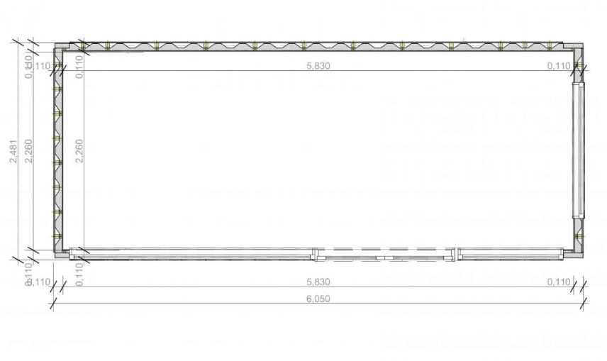 Casa contenedor V5 6x2m - Imagen 6